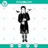 Wednesday Addams character design in SVG, PNG, DXF, EPS file formats. Unique and versatile for crafting projects.