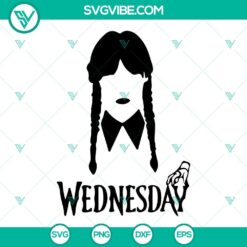 Wednesday Addams SVG File, Thing SVG Files, Wednesday SVG Files, Addams Family SVG Image