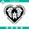 Wednesday Addams heart themed SVG file with text "I'd Rather", perfect for Valentine's Day crafts.