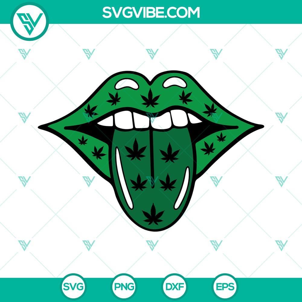 weed-lips-tongue-svg-stoner-svg-smoke-marijuana-svg-funny-420-day-svg-png-dxf-eps-files-6-mockup.jpg Weed lips tongue SVG design with stoner, funny 420 theme. Ideal smoke marijuana SVG file for digital projects.