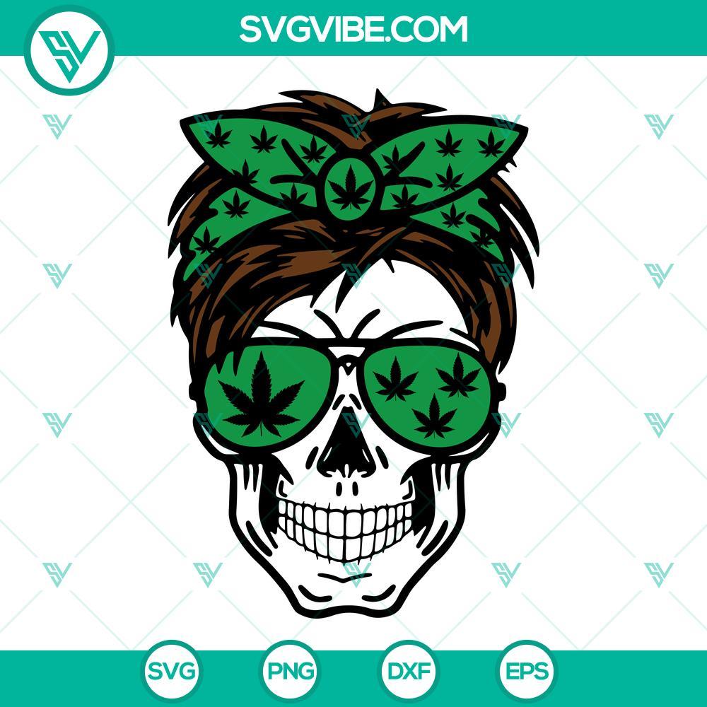 weed-mom-skull-messy-bun-svg-bundle-cannabis-skull-svg-marijuana-mom-life-svg-png-dxf-eps-digital-download-2-mockup.jpg Weed Mom Skull Messy Bun SVG Images Bundle, Cannabis Skull SVG Image, 1