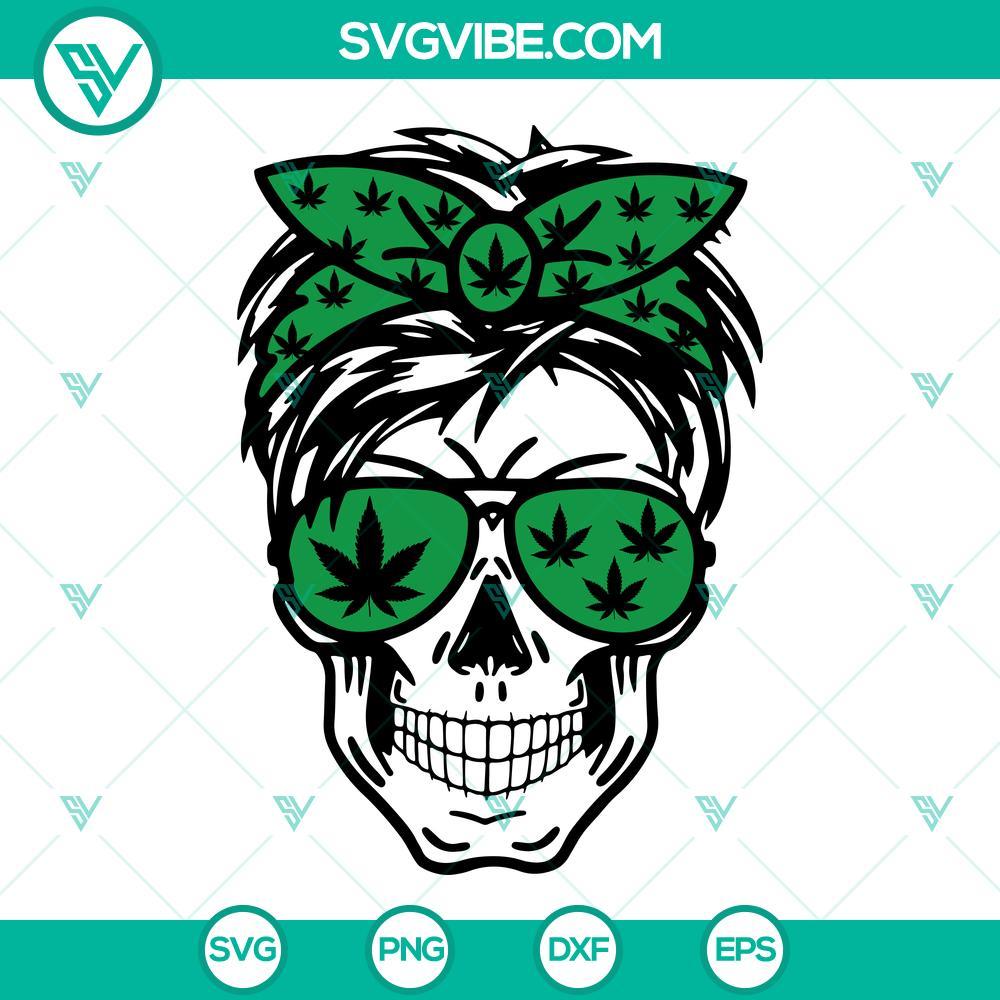 weed-mom-skull-messy-bun-svg-bundle-cannabis-skull-svg-marijuana-mom-life-svg-png-dxf-eps-digital-download-4-mockup.jpg Weed Mom Skull Messy Bun SVG Images Bundle, Cannabis Skull SVG Image, 2