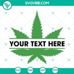 Weed Svg, Weed Svg Bundle, Weed Leaf Svg, Marijuana Monogram 4