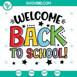 Back to school SVG design with school elements for first day. Download includes PNG, DXF, EPS files. Great for students and teachers.