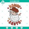 Western Cowboy Santa Claus SVG files featuring Howdy Santa and funny cowboy design. Perfect for Christmas craft projects.
