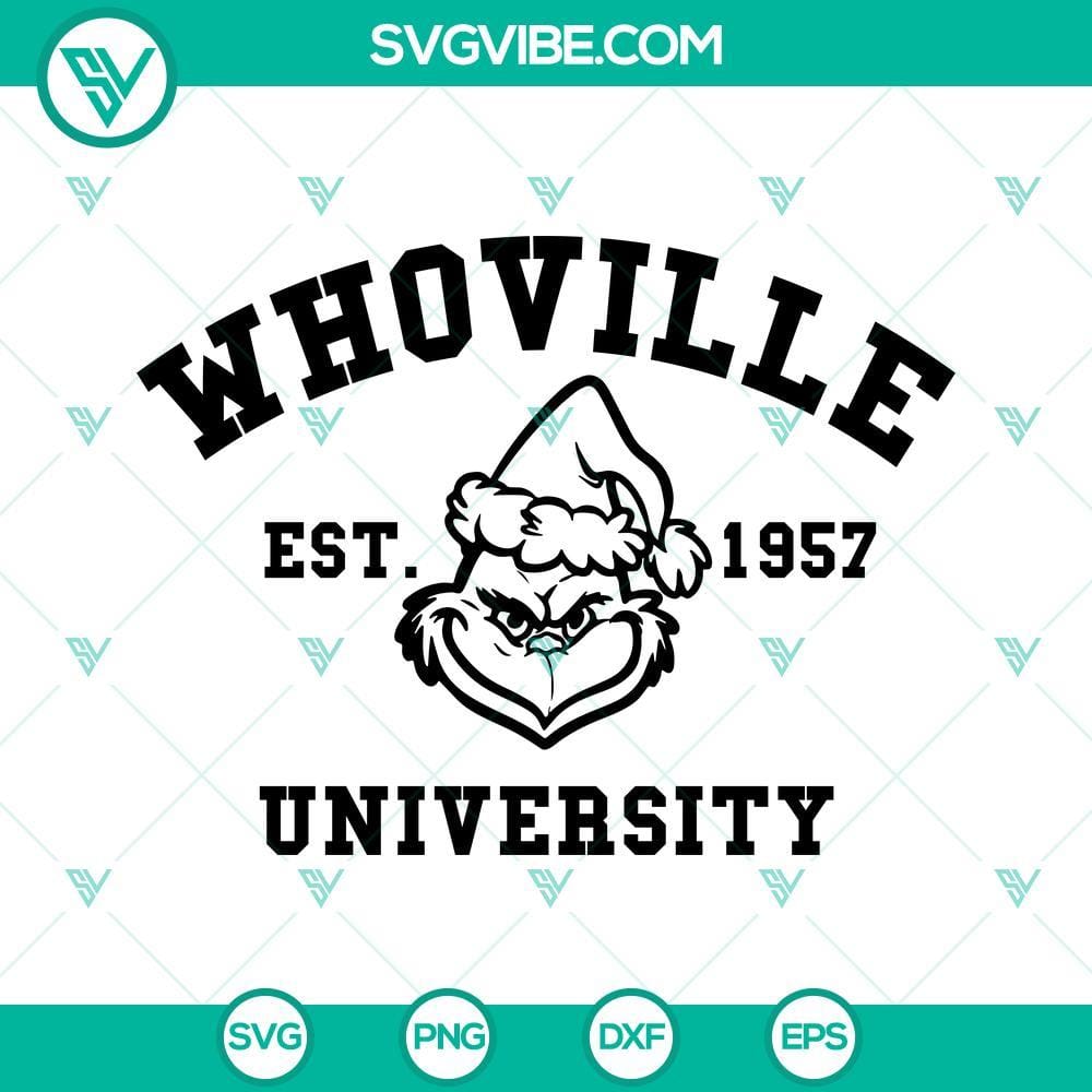 whoville-university-svg-grinch-christmas-svg-grinch-santa-hat-svg-digital-download-3-mockup.jpg Whoville University SVG featuring Grinch Christmas and Santa hat design for holiday crafting projects.