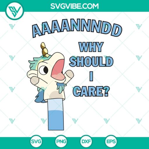 Bluey Unicorn and Puppet SVG files for Bluey fans. Ideal for crafting and fun projects with a funny twist.
