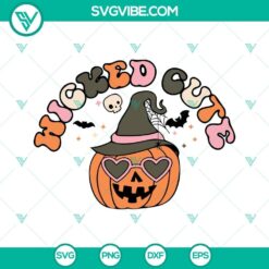 Wickedly cute pumpkin Halloween digital SVG file design for instant download in EPS, DXF, and PNG formats.
