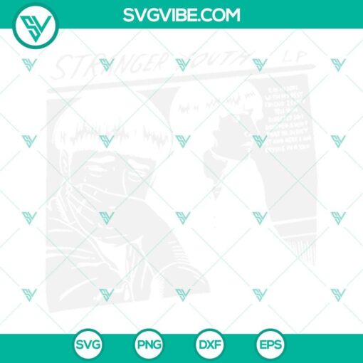 Stranger Things 4 SVG of Will and Mike characters for Cricut, PNG DXF EPS files.