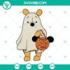 Winnie the Pooh Halloween SVG file with spooky season design downloadable for Halloween crafts.
