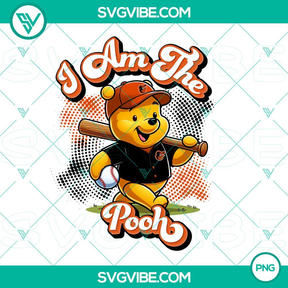 Winnie The Pooh Baltimore Orioles Baseball PNG Files Design File Winnie the Pooh Baltimore Orioles baseball themed PNG design file, perfect for sports fans and baseball enthusiasts.