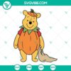 Winnie the Pooh bear pumpkin SVG files for fall and Halloween, in PNG and DXF formats. Perfect for crafts and decor.