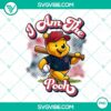 Winnie The Pooh Boston Red Sox baseball PNG design file, ideal for crafting and printing, featuring a playful theme.