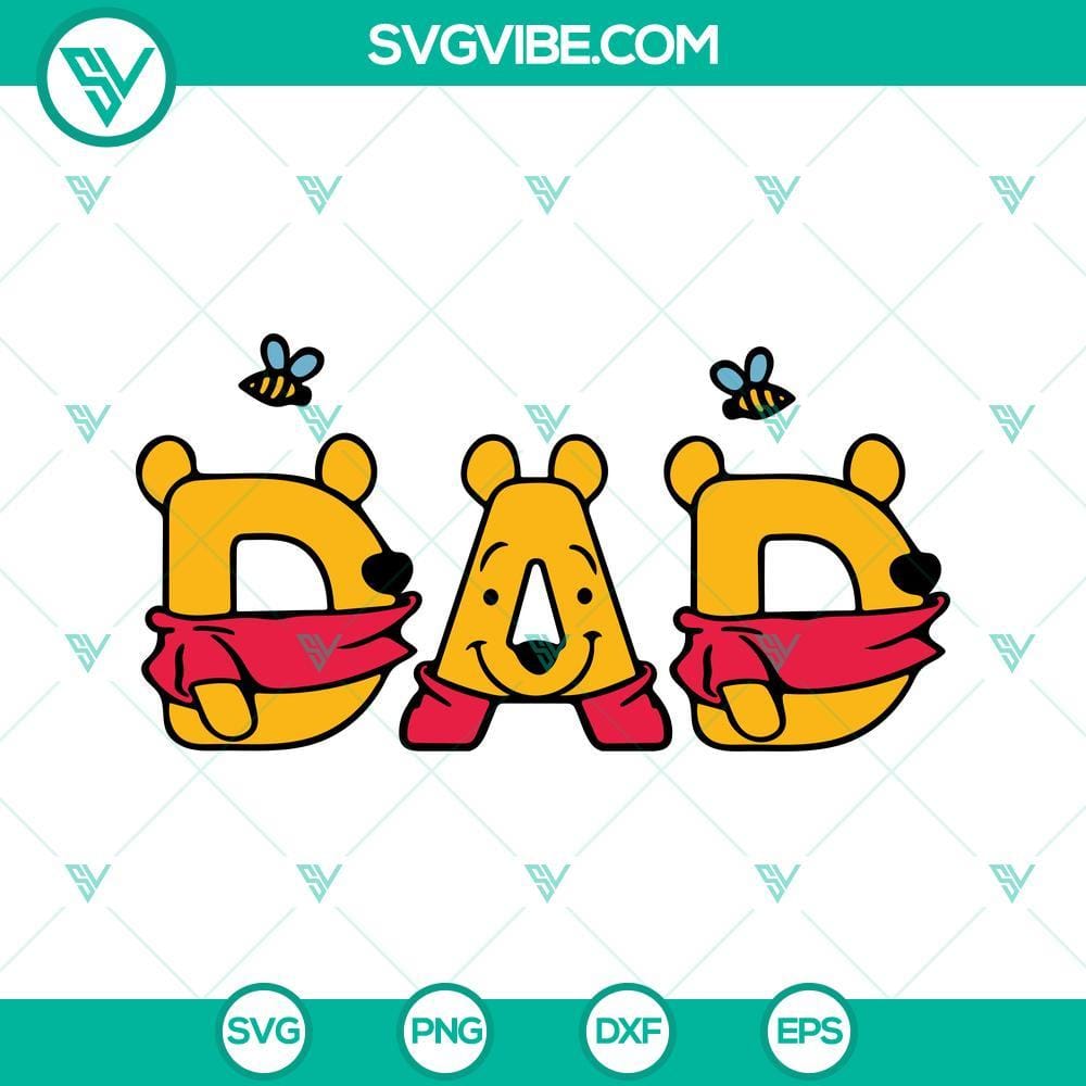 winnie-the-pooh-dad-svg-disney-dad-svg-cute-cartoon-fathers-day-svg-png-dxf-eps-cut-files-7-mockup.jpg Disney Dad Winnie The Pooh SVG images for Father's Day, featuring cute cartoon designs. Downloadable digital files.