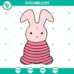 Winnie The Pooh Easter Peeps SVG Files, Easter Bunny SVG Images, Cute Easter 6