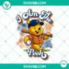 Winnie The Pooh Houston Astros baseball themed PNG design file for sports fans and baseball enthusiasts.
