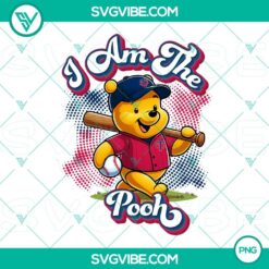 Winnie the Pooh Minnesota Twins baseball team themed design PNG files for digital use. Great for sports and Disney fans.