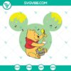 Winnie the Pooh Mouse Head SVG design for Cricut and Silhouette with PNG and DXF files, perfect for Disney fans.