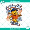 Winnie The Pooh New York Mets baseball logo design in PNG file format for fans.