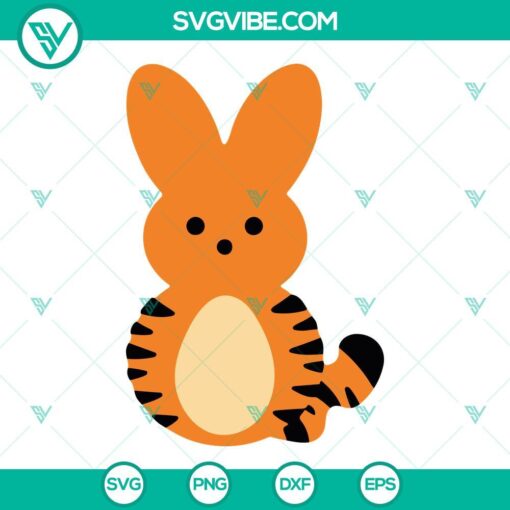 Winnie The Pooh Peeps SVG Bundle with Disney Easter design, ideal for Easter crafting projects.