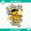 Winnie the Pooh San Diego Padres baseball themed PNG design file, perfect for sports fans and Disney enthusiasts.