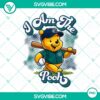 Winnie the Pooh Seattle Mariners baseball themed PNG files design for fans.