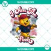 Winnie The Pooh St Louis Cardinals baseball themed PNG design file with cute illustrations. Perfect for Cardinals fans!