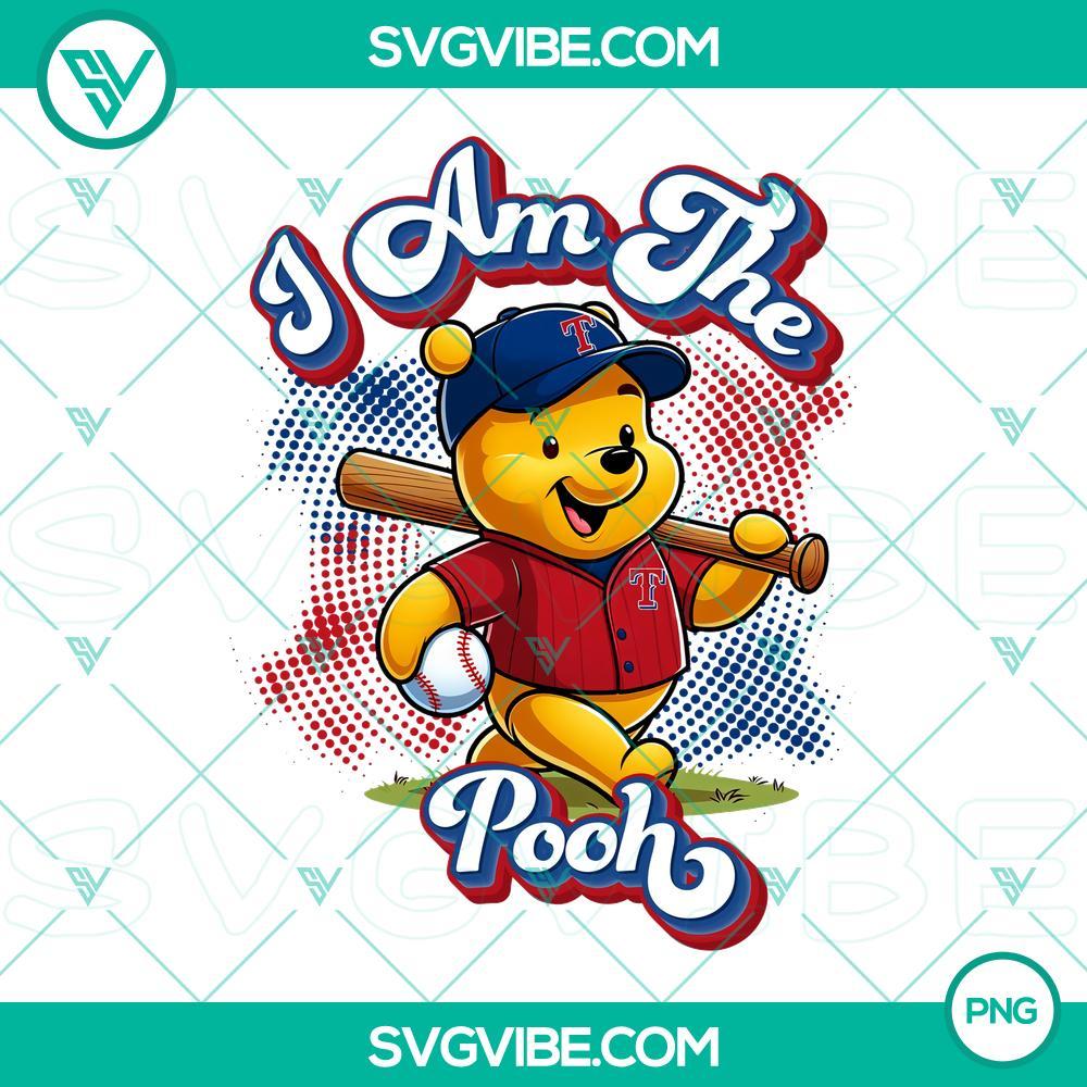 Winnie The Pooh Texas Rangers Baseball PNG Images Design File Winnie The Pooh Texas Rangers baseball design PNG file for fans, featuring team logo and character artwork, perfect for crafts or digital projects.