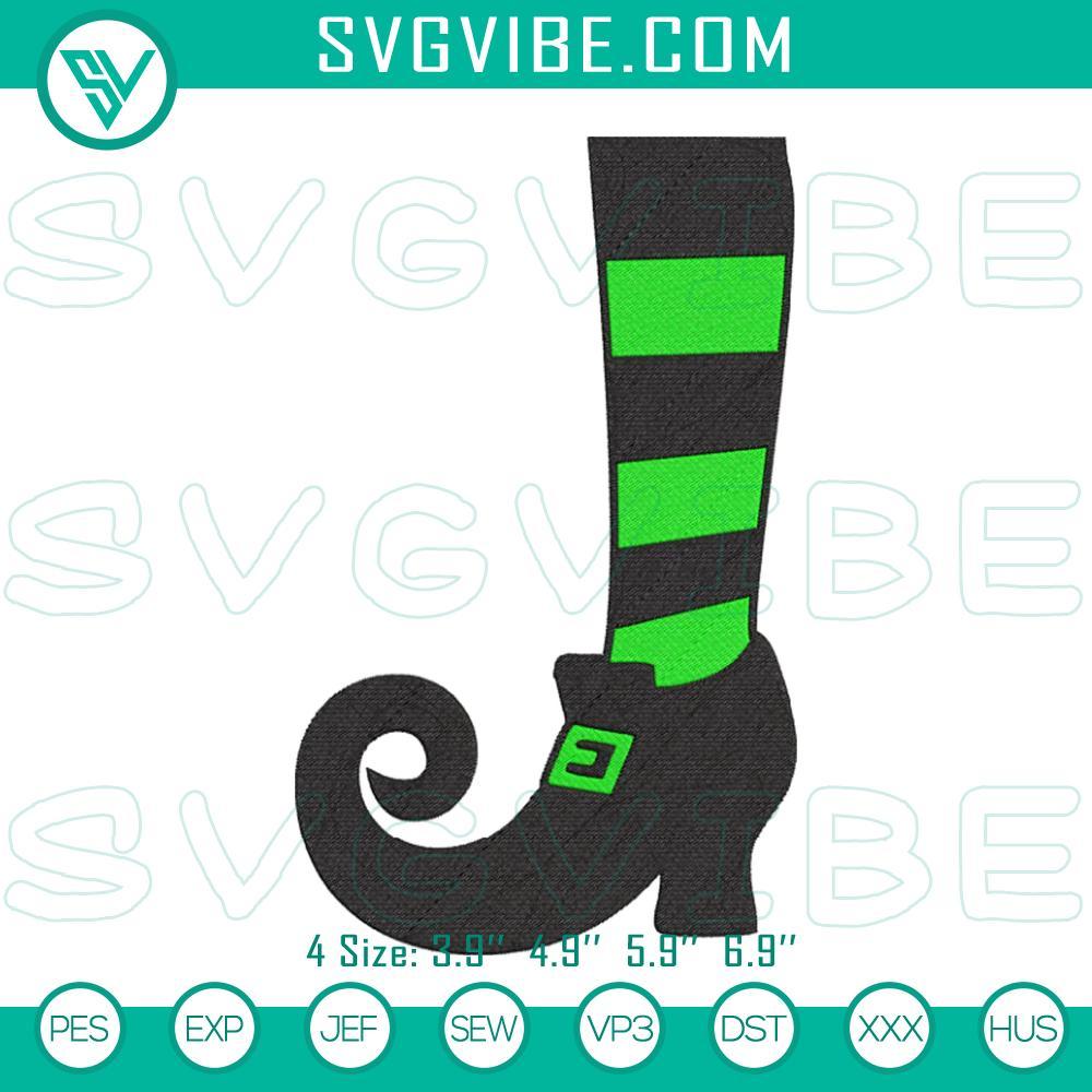 Witch Feet Machine Embroidery Designs, Witch Halloween Embroidery Files Witch feet machine embroidery designs for spooky Halloween, featuring a whimsical witch pattern perfect for seasonal crafts.