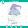 Witch Mouse SVG Download with Trick Or Treat Halloween design, Disney Halloween theme. Perfect for crafting and DIY projects.