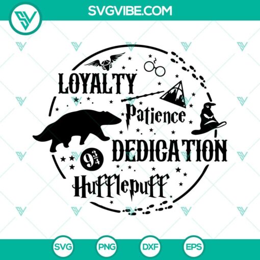Wizardry Houses SVG Bundle featuring Hogwarts and Harry Potter themed designs for download - SVG and PNG files included.