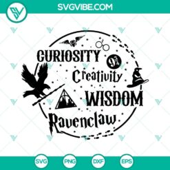 Wizardry Houses SVG File Bundle, Hogwarts SVG Files, Harry Potter SVG Download PNG 3