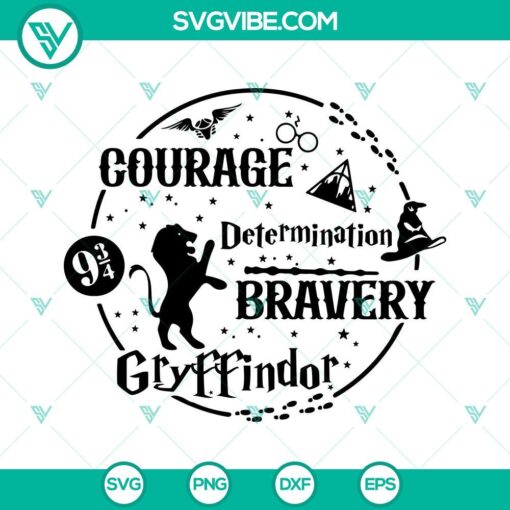 Wizardry Houses SVG Files Bundle, Hogwarts SVG Files, Harry Potter SVG Download PNG 2