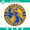 Woodsboro Horror Film Club SVG with Ghostface Scream for Halloween decoration, horror film enthusiasts.