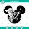 Toy Story Woody and Forky Disney ears SVG file for download, perfect for craft projects and Disney fans.