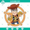 Toy Story's Woody SVG file featuring a detailed vector clipart design in PNG format. Ideal for crafting projects.