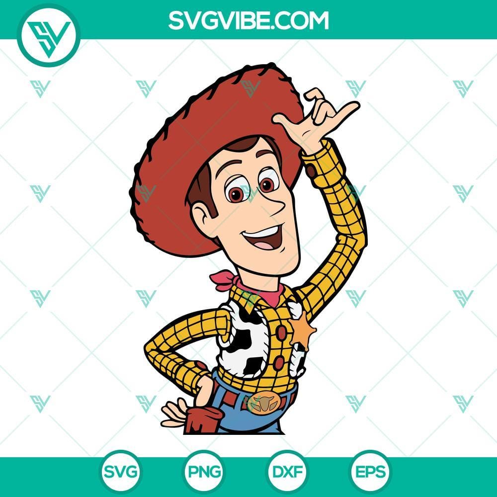 Woody Toy Story SVG, Woody SVG, Woody Toy Story PNG Vector Clipart Illustration of Woody from Toy Story in SVG and PNG formats. Woody toy on a digital vector design. Great for crafts and decor.