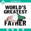 Worlds Greatest Father Peter Griffin SVG Image, featuring Family Guy Dad with a classic design. Perfect for Father's Day projects.