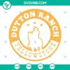 Yellowstone Dutton Ranch SVG design for crafting, featuring iconic elements from the TV show in various formats for cutting machines.