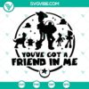 Toy Story inspired friend SVG images - high-quality Disney SVG files with PNG and DXF formats for crafting projects.