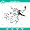 Zero Nightmare Before Christmas SVG featuring Zero the ghost dog, Halloween-themed design for craft projects and decorations.