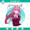 Zero Two Darling In The Franxx SVG images with anime Japanese design, download in PNG format.