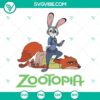 Zootopia SVG Download featuring Nick Wilde and Judy Hopps files for Zootropolis design. Perfect for digital projects.