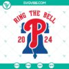 Philadelphia baseball design SVG celebrating 2024 Phillies world series champions.