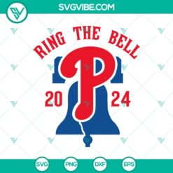 Philadelphia baseball design SVG celebrating 2024 Phillies world series champions.