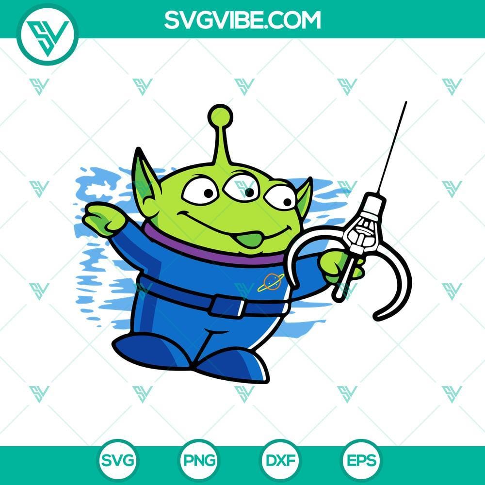 Alien Toy Story & Nirvana Album Art SVG, PNG Alien Toy Story and Nirvana album art design in SVG and PNG format, nostalgic pop culture mashup.