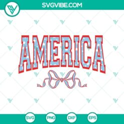 American bow SVG with patriotic 4th of July design, perfect for Independence Day crafts, in SVG and PNG formats.