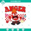 Anger character from Inside Out 2 in SVG and PNG format for digital use.
