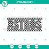 Astros themed checkered pattern SVG file featuring Houston team colors, perfect for sports fans and DIY projects.