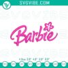 Barbie embroidery patterns and logo stitch files for machine embroidery, featuring intricate designs for sewing projects.